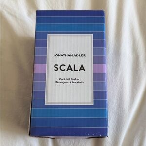 Jonathan Adler Cocktail Shaker Scala Blue and Purple